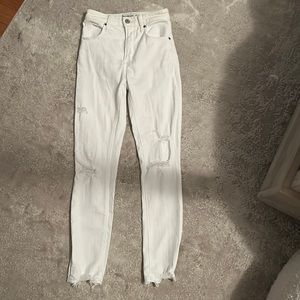 Abercrombie white jeans